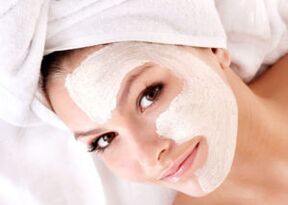 valge savimask